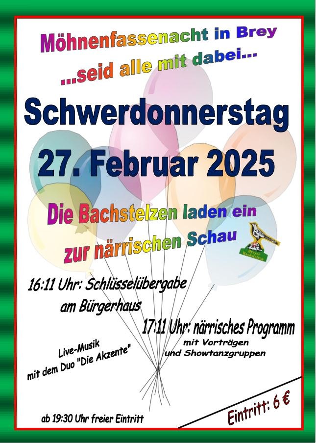 Flyer Möhnen