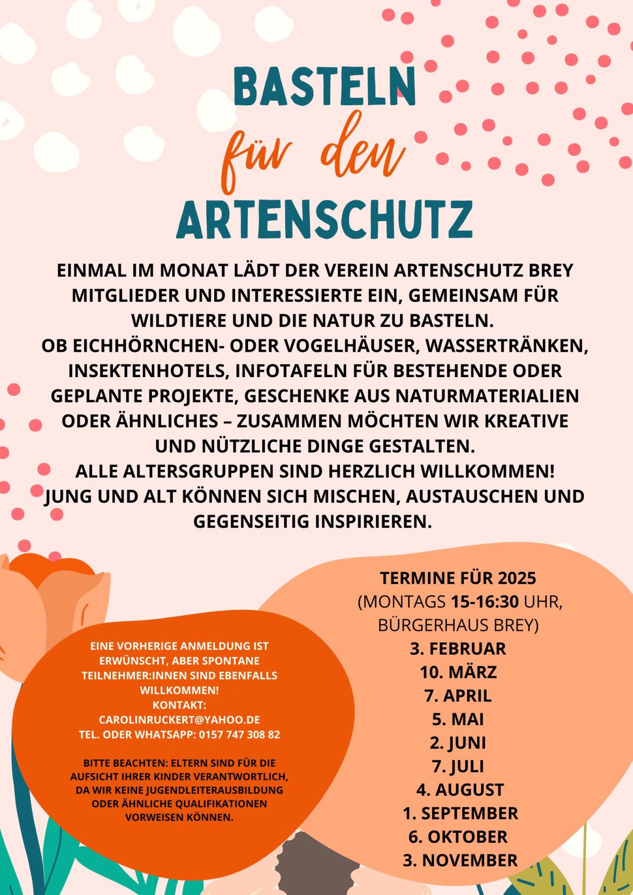 Basteln für den Artenschutz